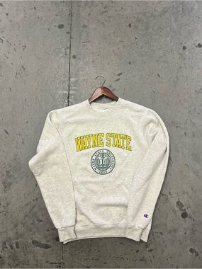 Vintage Wayne State University Champion Crewneck